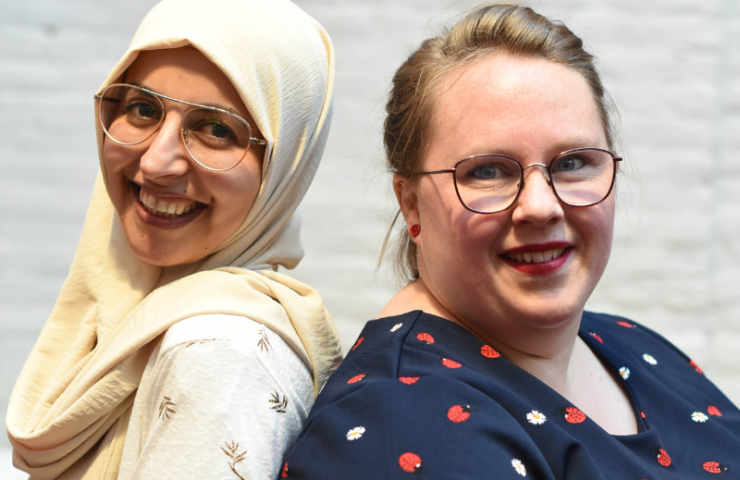 Khadija Timouzar en Sanne Thijs